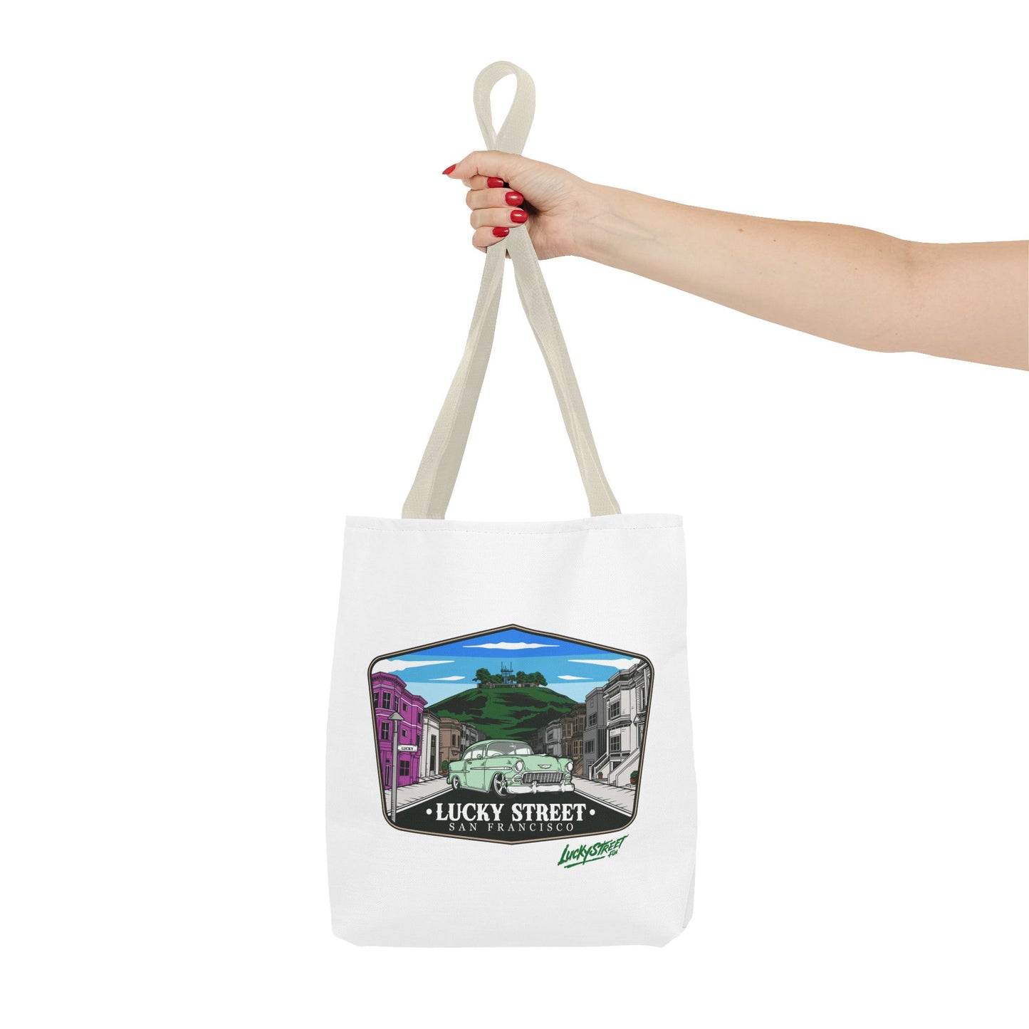 Lucky Street San Francisco Tote Bag