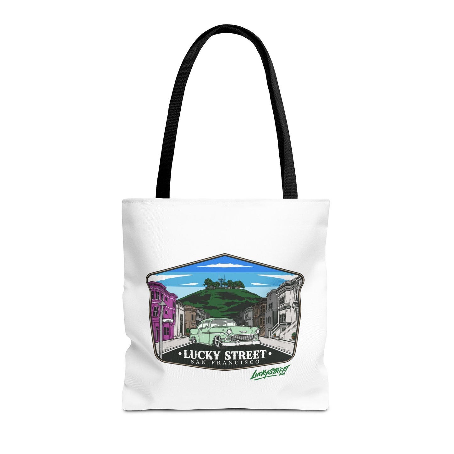 Lucky Street San Francisco Tote Bag