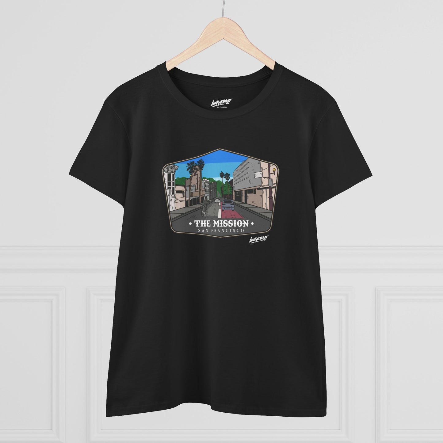 The Mission San Francisco Women's Midweight Cotton Tee