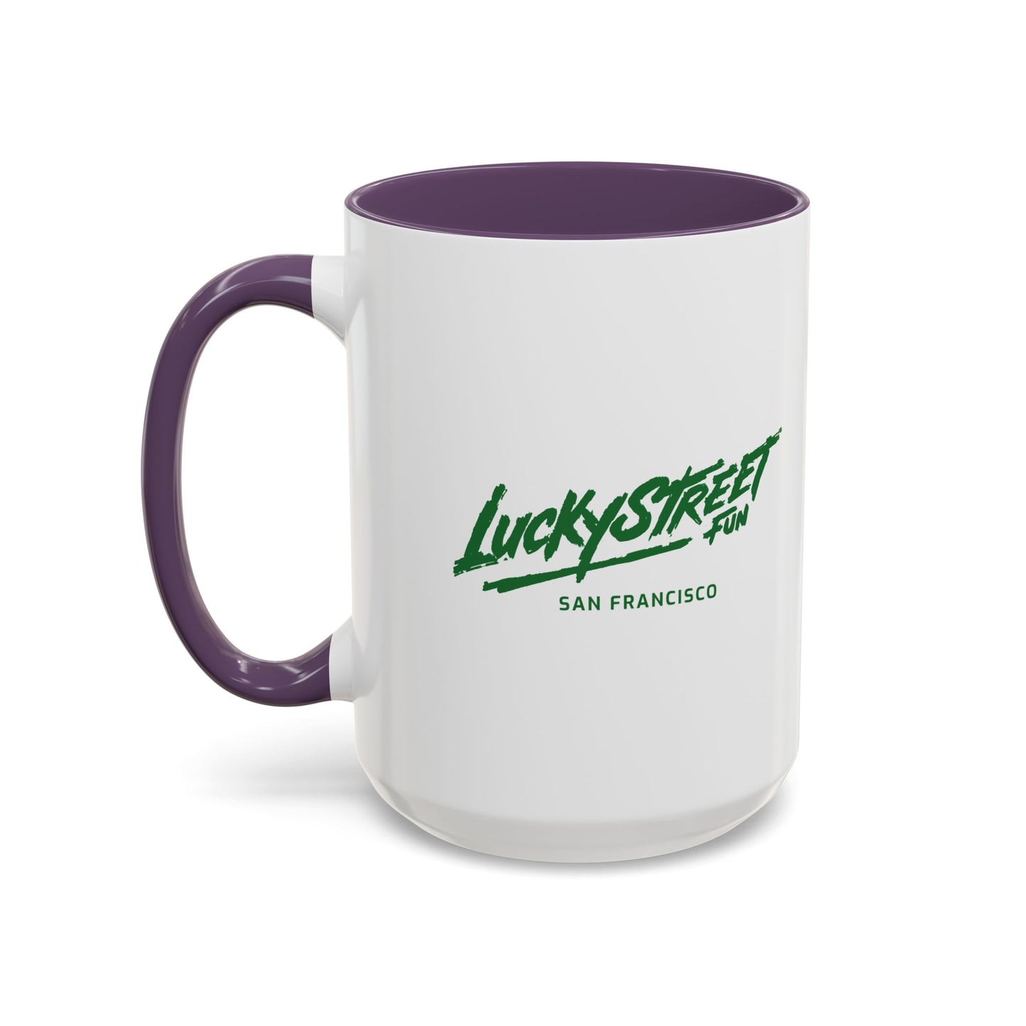 Coffee Mug - Luckystreet Logo and Custom Badge Design - 11oz or 15oz