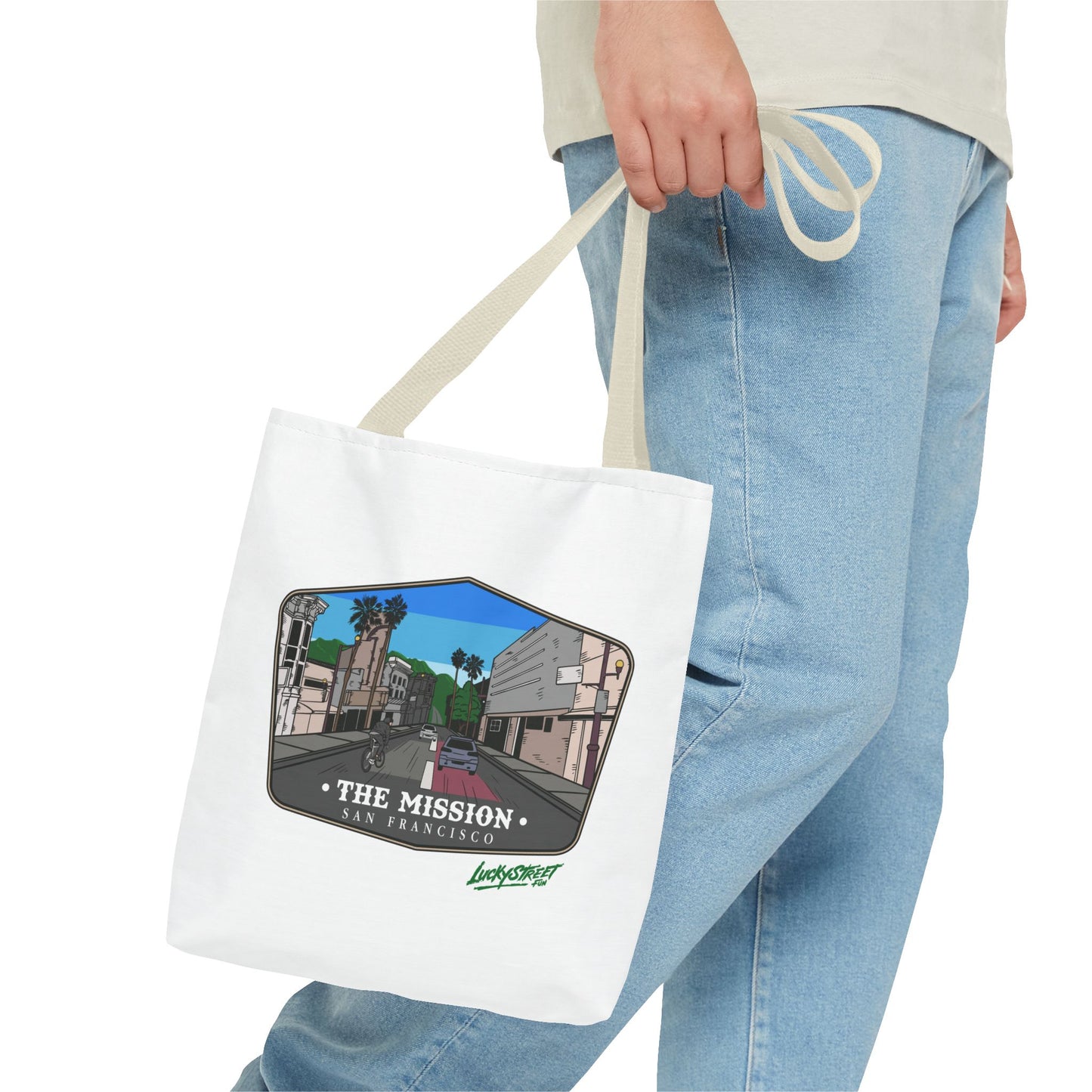 San Francisco Tote Bag - Custom Design of "The Mission"