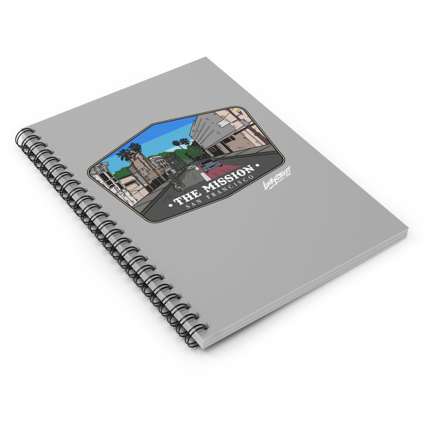 Spiral Notebook - The Mission Design - Ruled Line