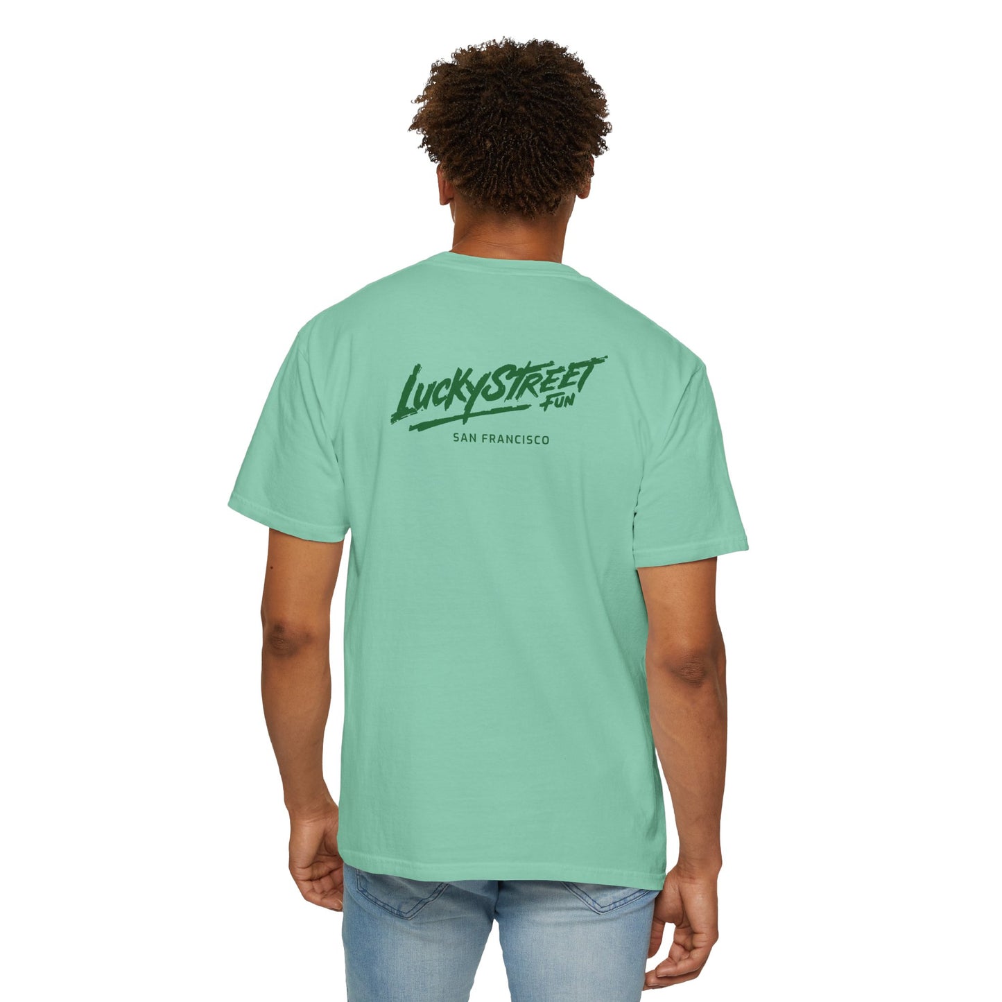 LUCKYSTREET Logo T-Shirt | Pocket & Back Print