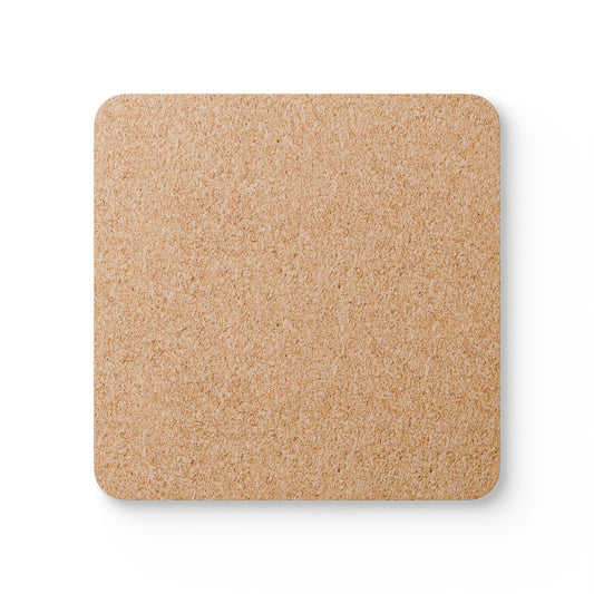 Cork Coaster Set - Luckystreet Fun Logo
