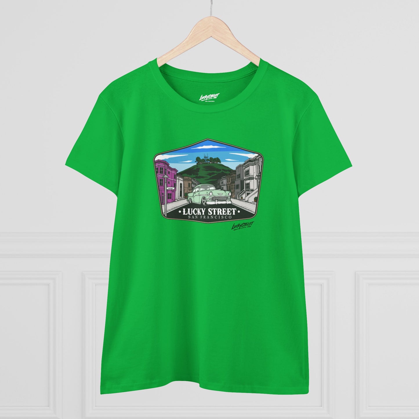 Lucky Street San Francisco Women's Midweight Cotton Tee
