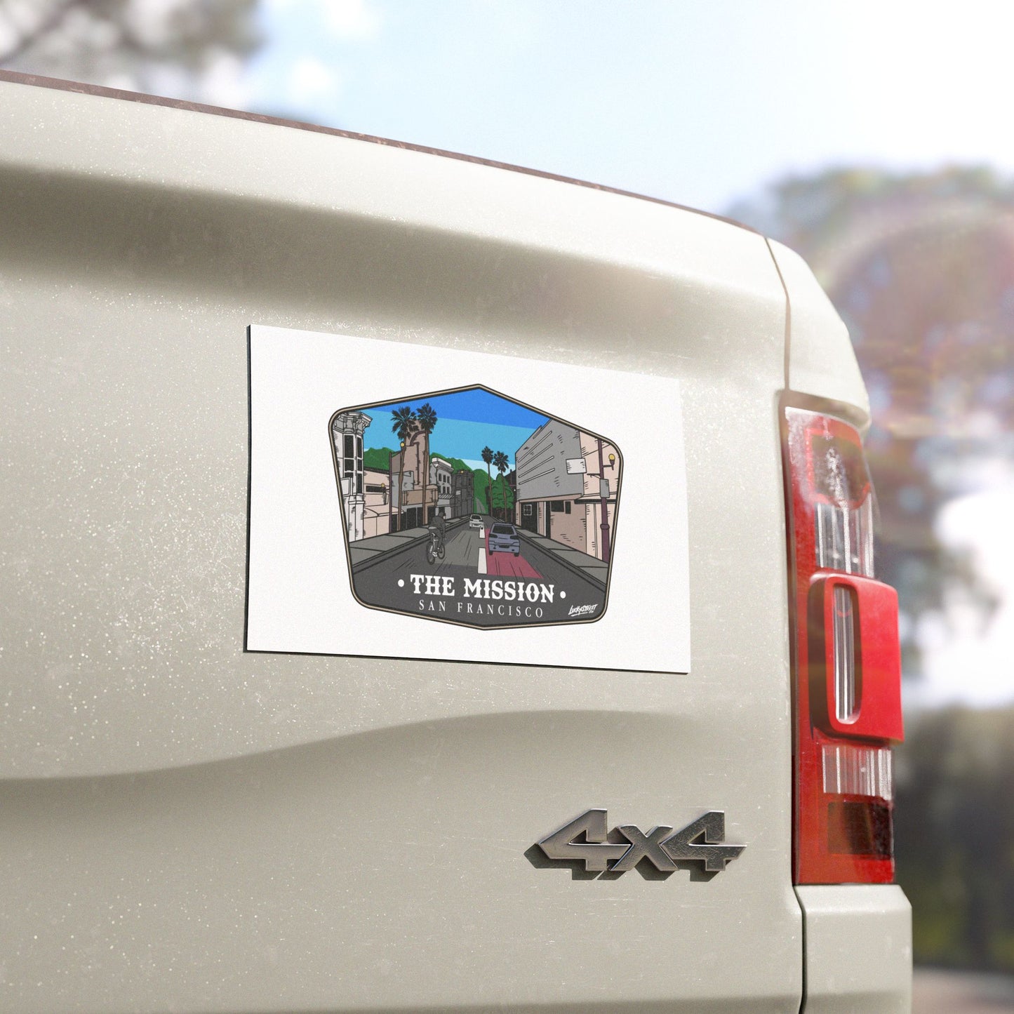 The Mission San Francisco Car Magnet
