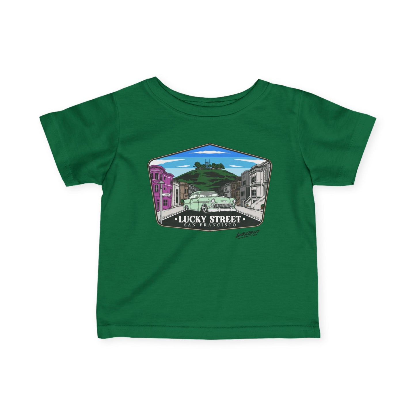 Infant Tee - Lucky Street Custom Badge Design T-Shirt