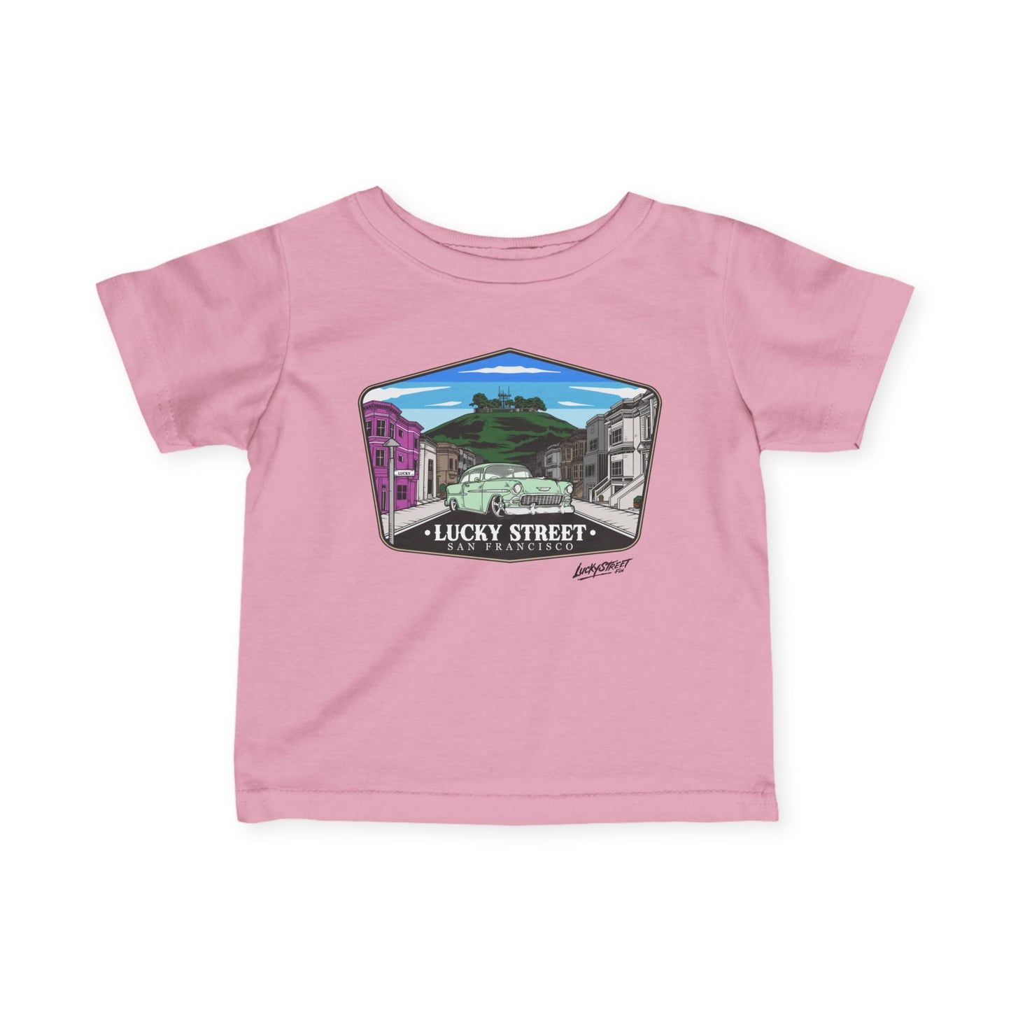 Infant Tee - Lucky Street Custom Badge Design T-Shirt