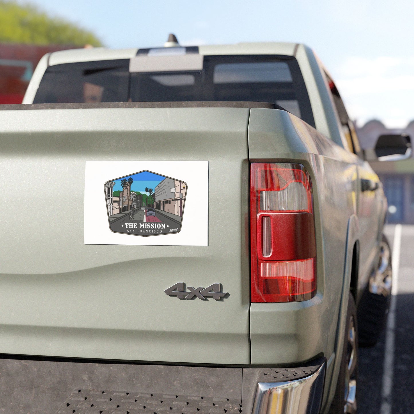 The Mission San Francisco Car Magnet