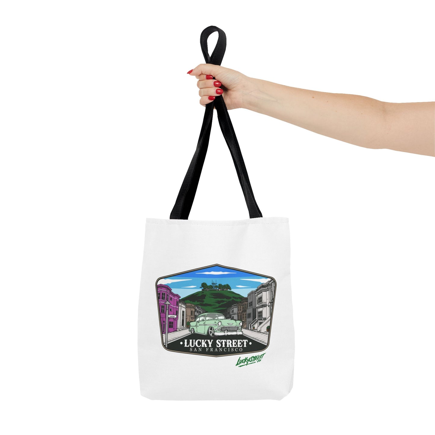 Lucky Street San Francisco Tote Bag
