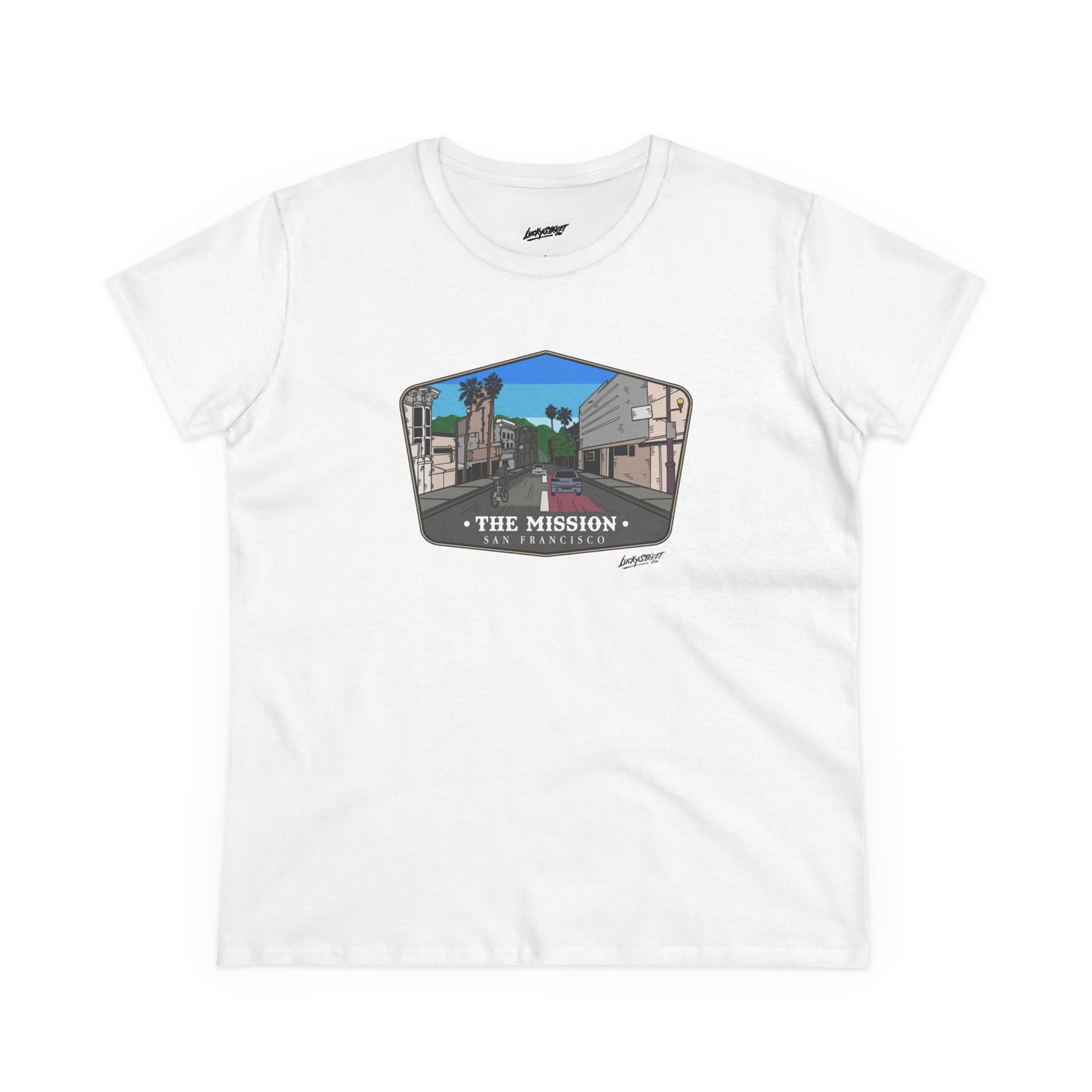 The Mission San Francisco Women's Midweight Cotton Tee