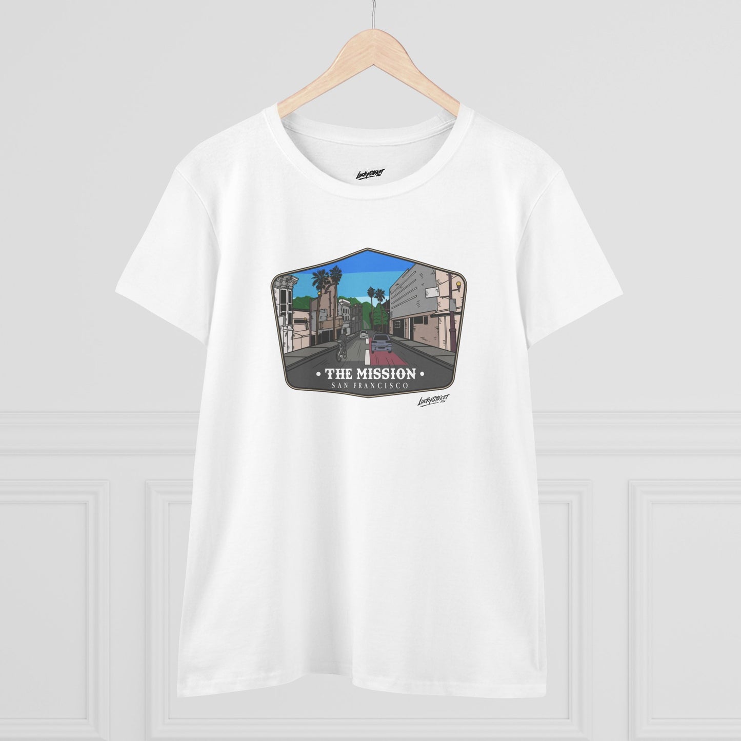 The Mission San Francisco Women's Midweight Cotton Tee