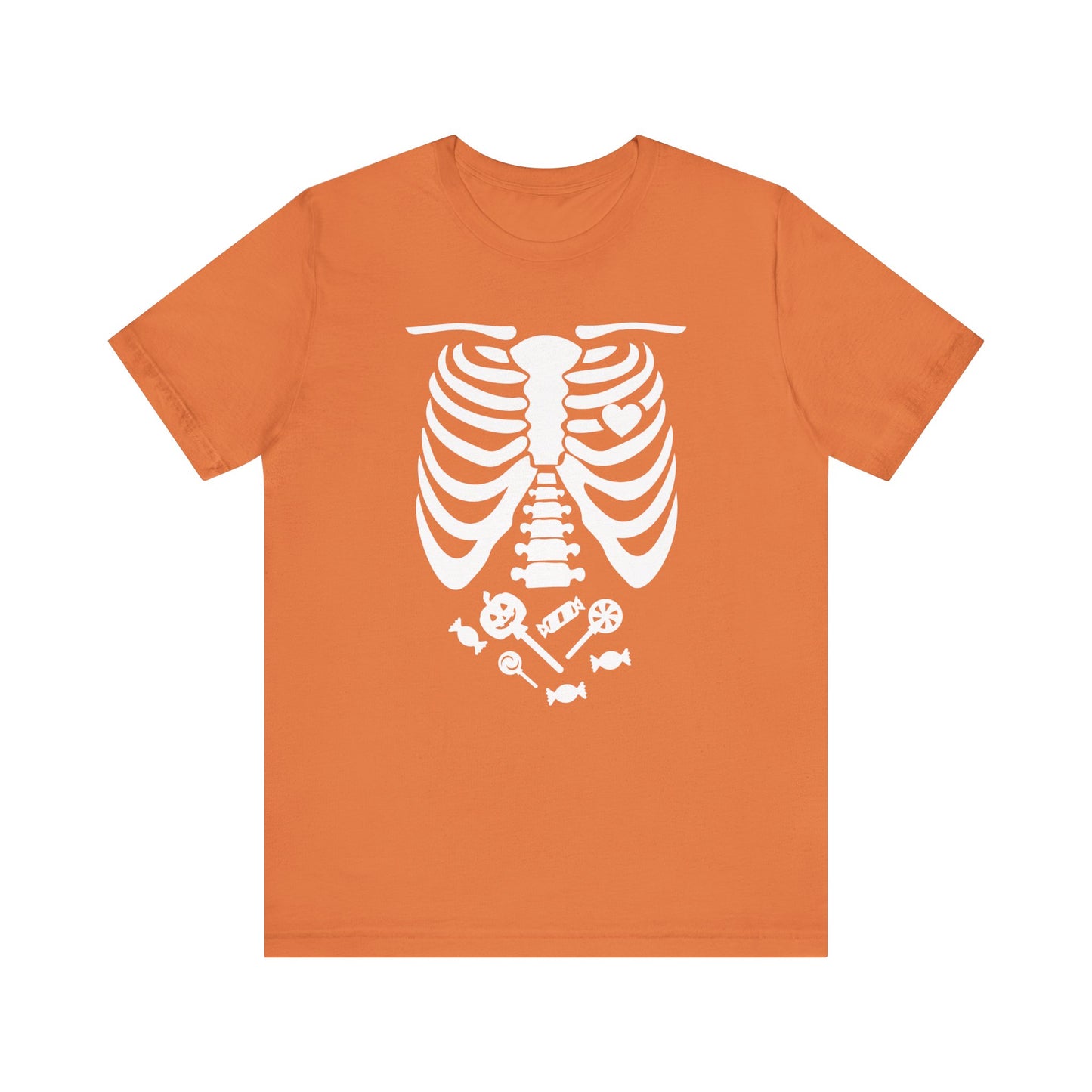 Funny Skeleton Candy T-Shirt - use as a costume (dark colors) [unisex]