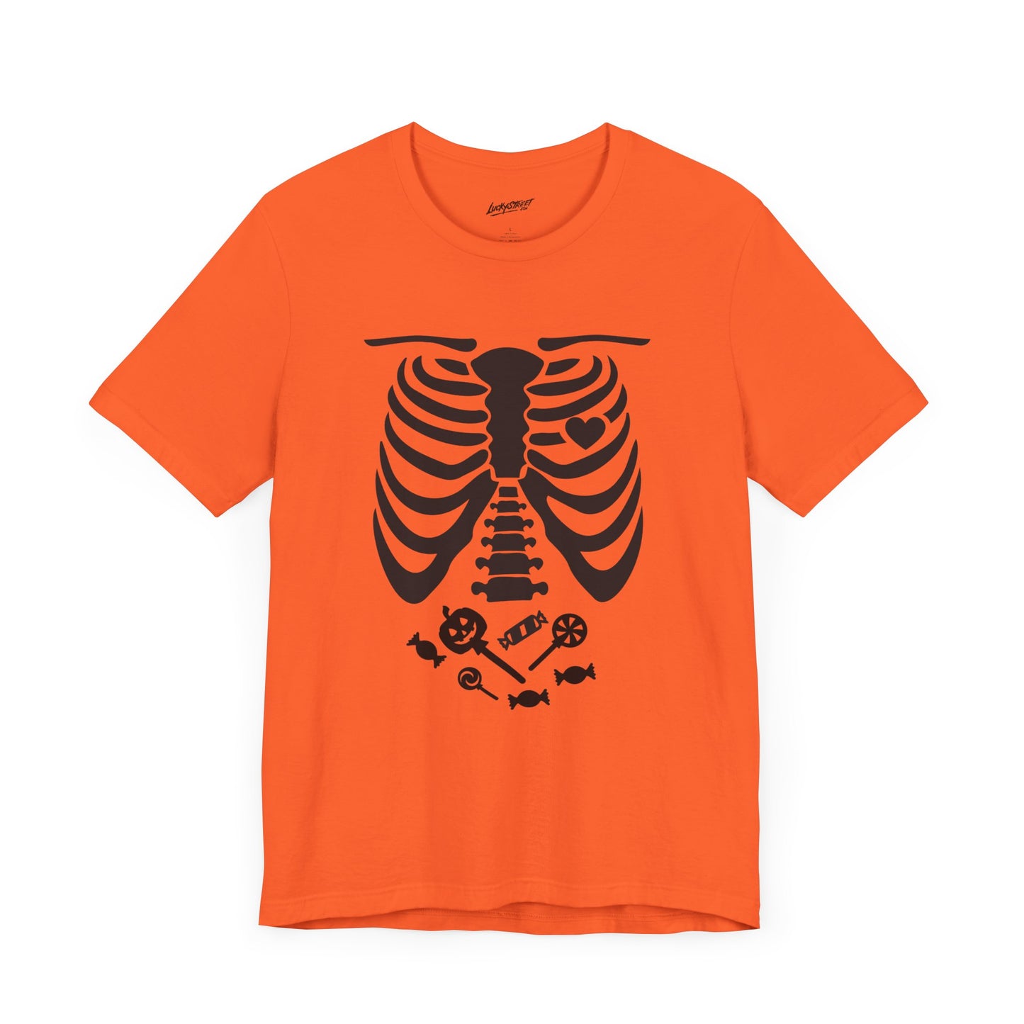 Funny Skeleton Candy T-Shirt - use for a costume [unisex]