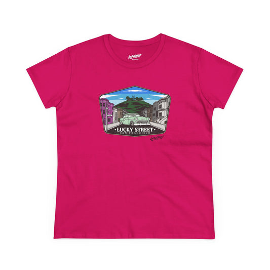 Lucky Street San Francisco Women's Midweight Cotton Tee