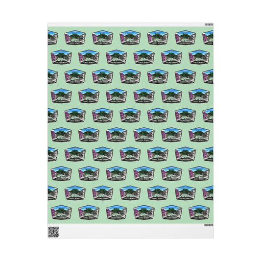 Wrapping Paper - Lucky Street Custom Badge Design