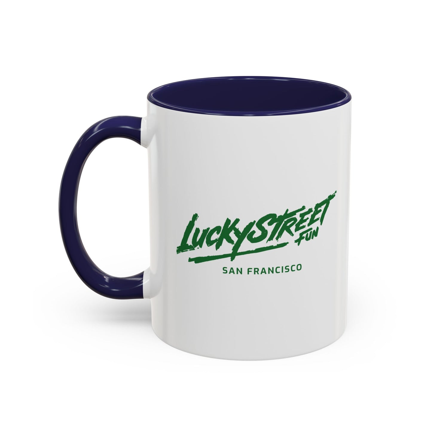 Coffee Mug - Luckystreet Logo and Custom Badge Design - 11oz or 15oz