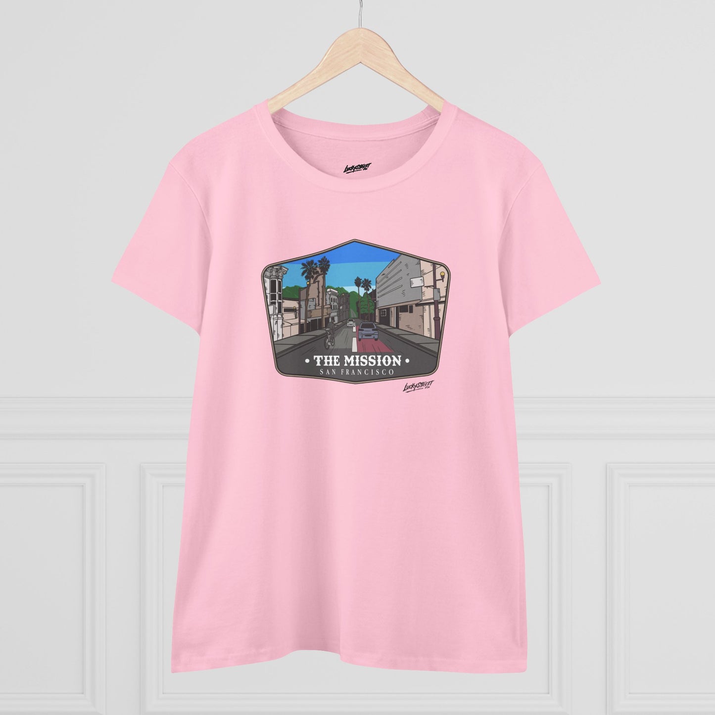 The Mission San Francisco Women's Midweight Cotton Tee