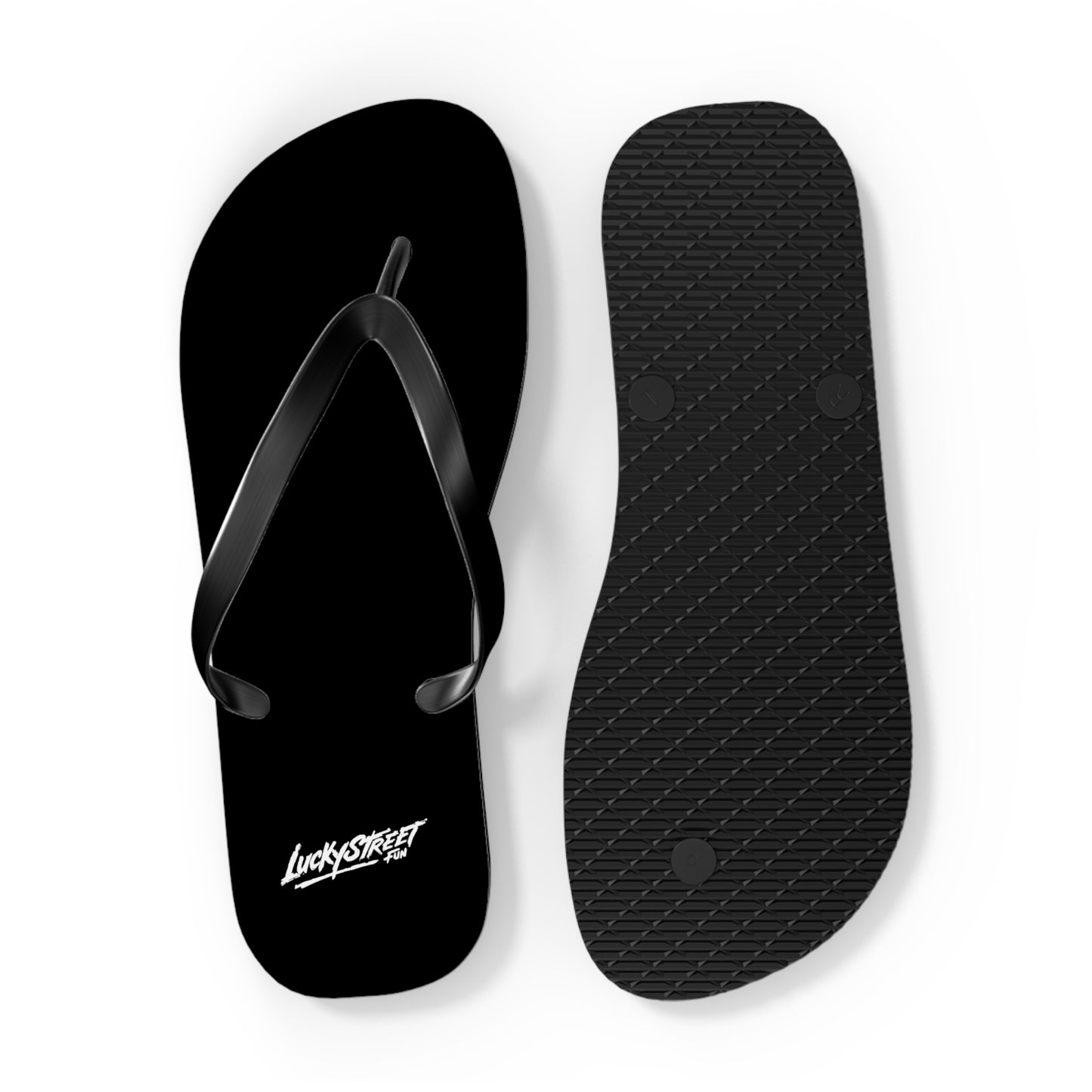 Luckystreet Fun Flip Flops - Beach Sandals (Lightweight, Casual Summer Footwear)