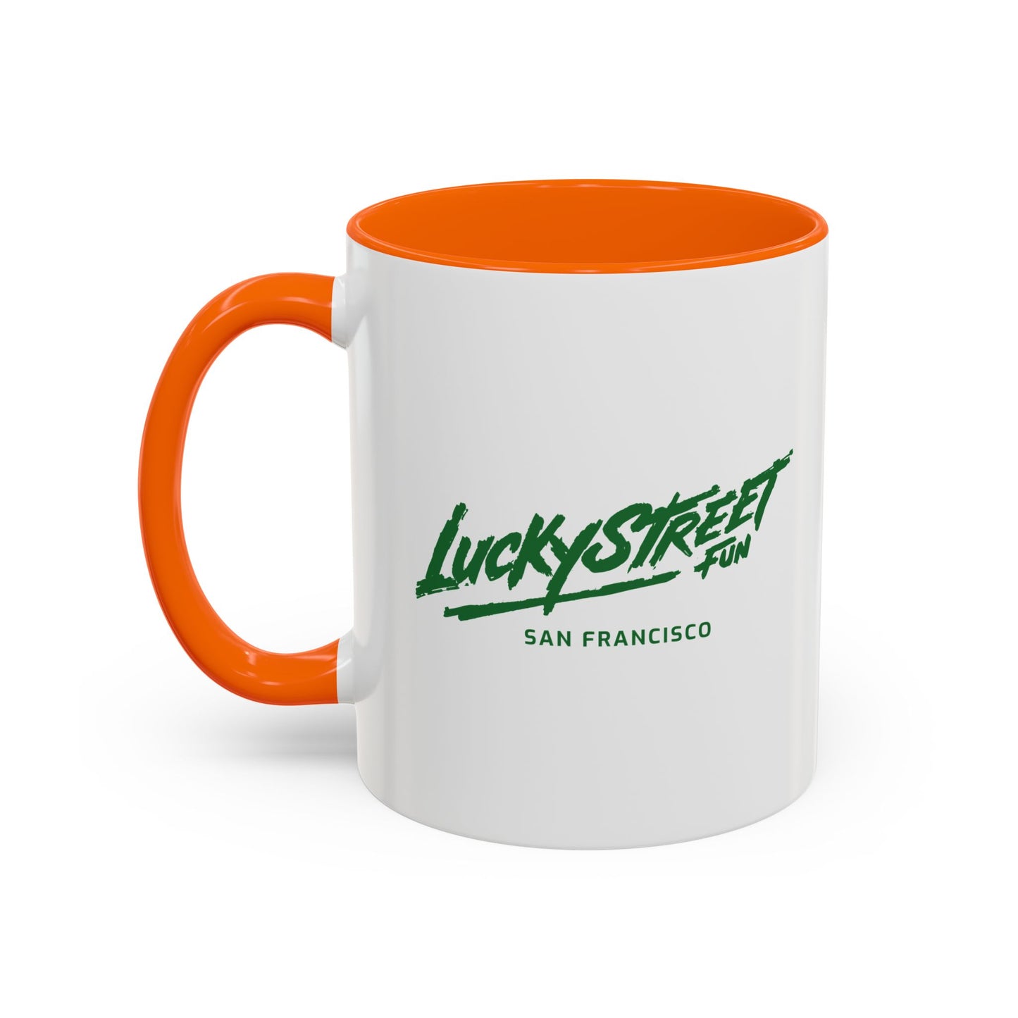 Coffee Mug - Luckystreet Logo and Custom Badge Design - 11oz or 15oz