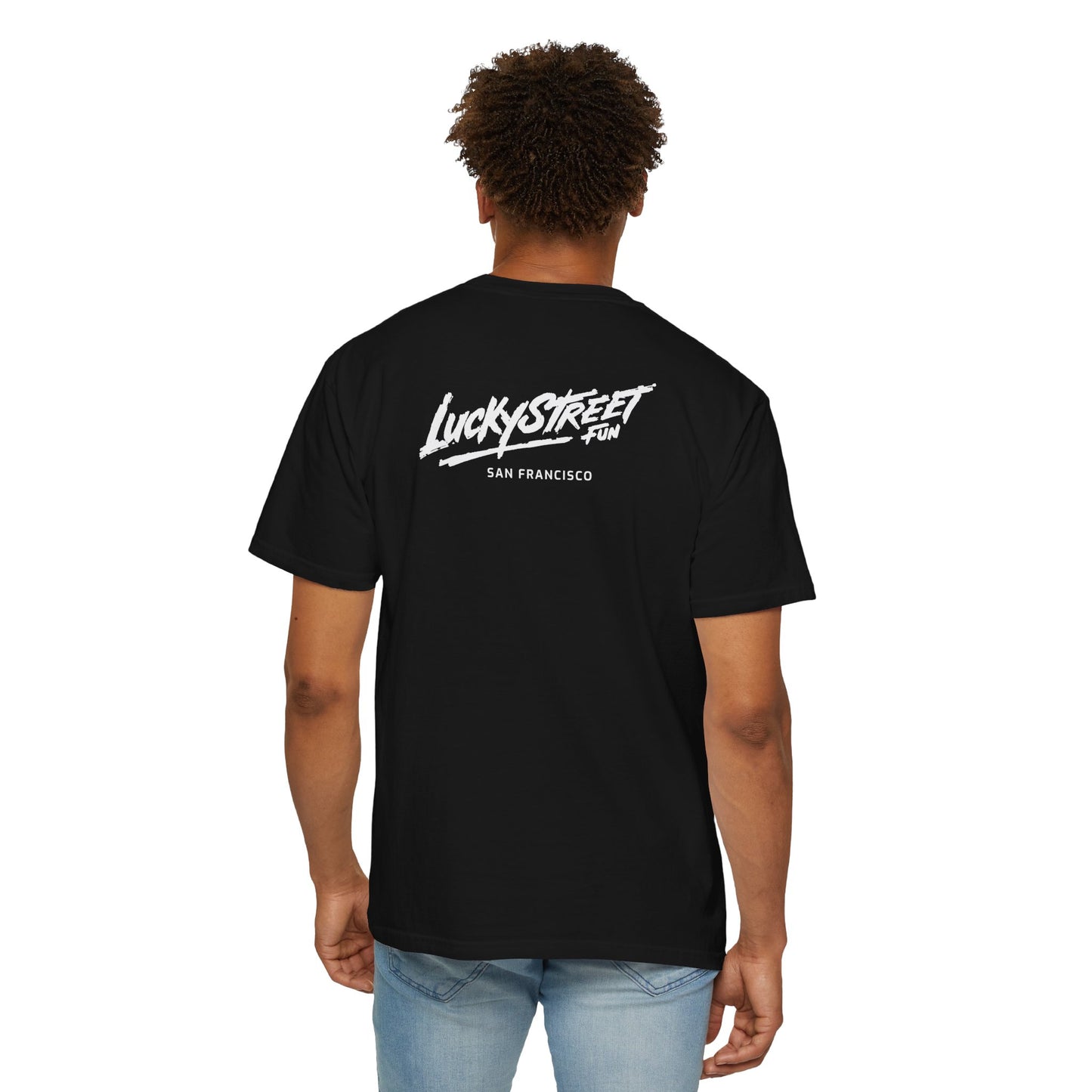 Luckystreet Fun T-shirt [unisex] (pocket & back logo)