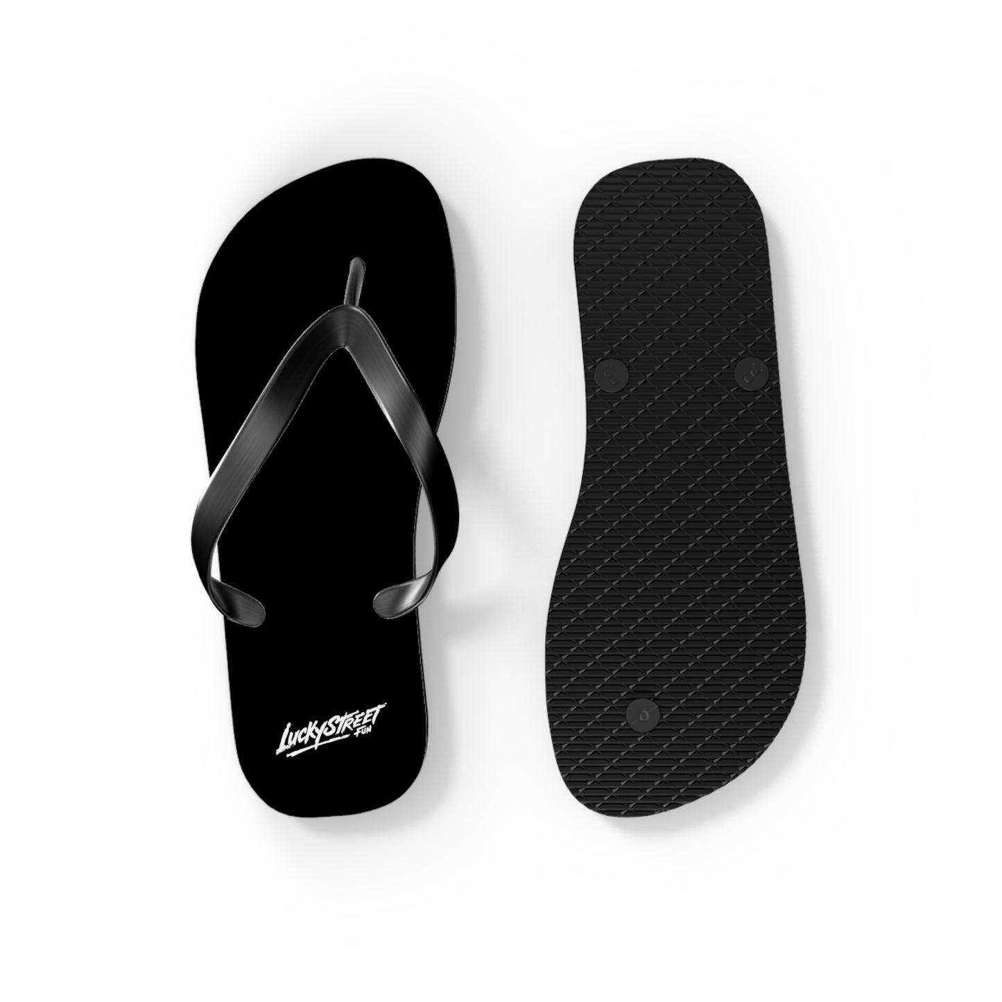 Luckystreet Fun Flip Flops - Beach Sandals (Lightweight, Casual Summer Footwear)