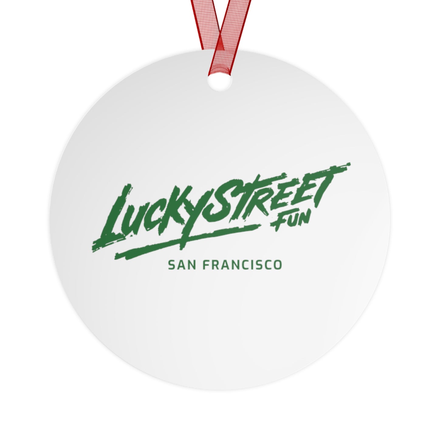 San Francisco Metal Ornaments - Vintage Golden Gate & Lucky Street Designs
