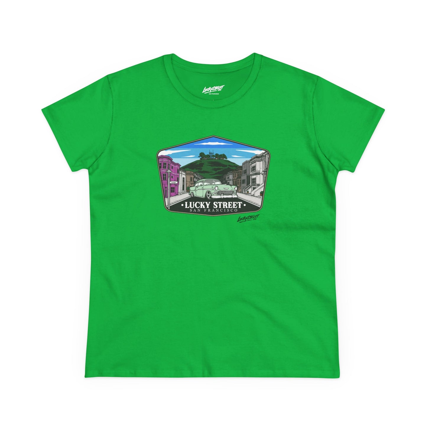 Lucky Street San Francisco Women's Midweight Cotton Tee