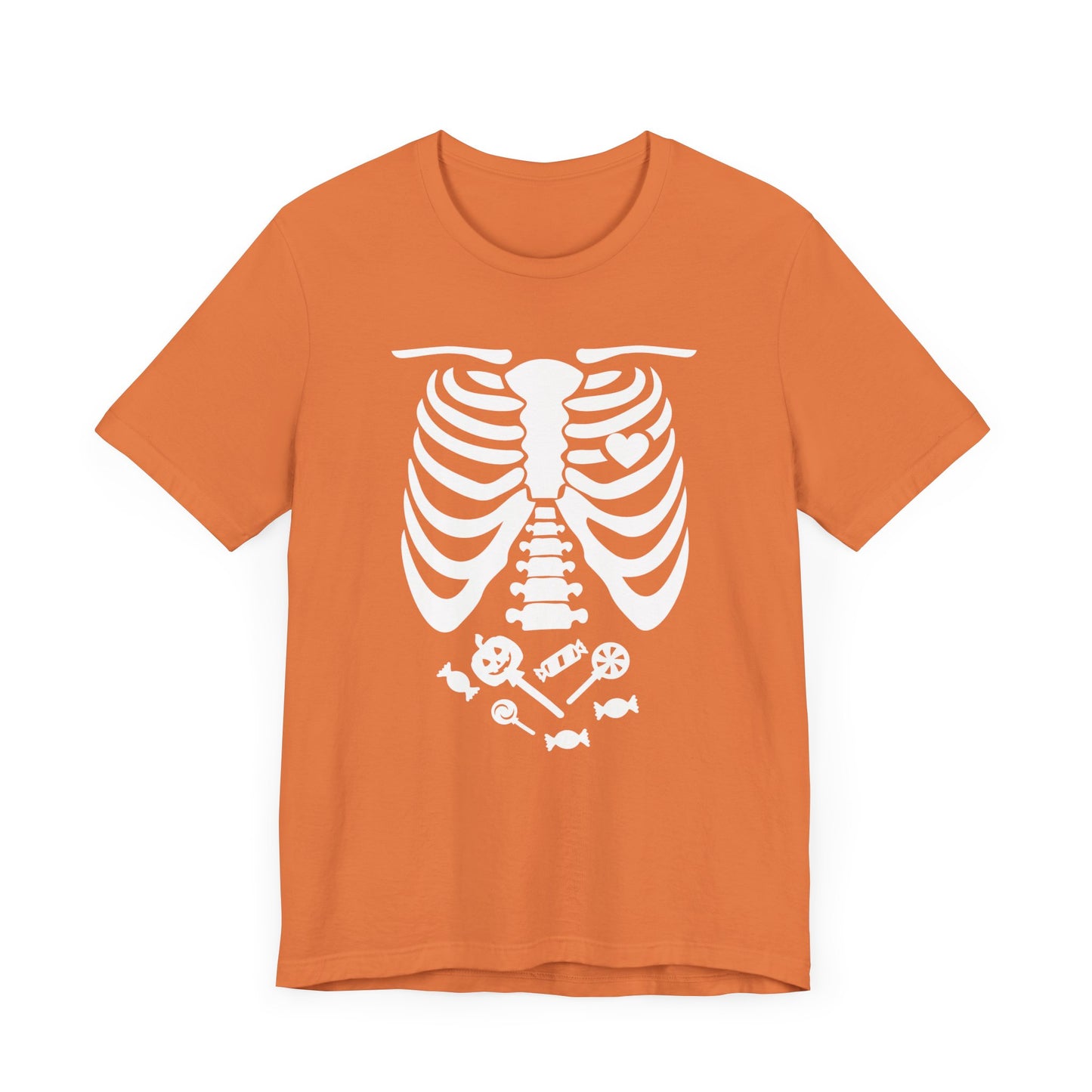 Funny Skeleton Candy T-Shirt - use as a costume (dark colors) [unisex]