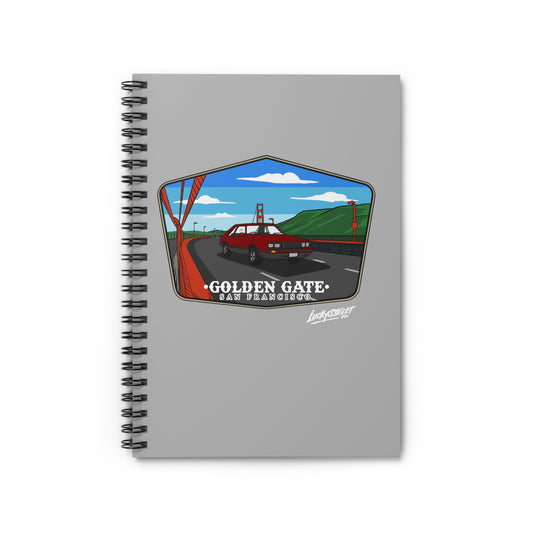Spiral Notebook - Golden Gate Bridge Design - Ruled Line