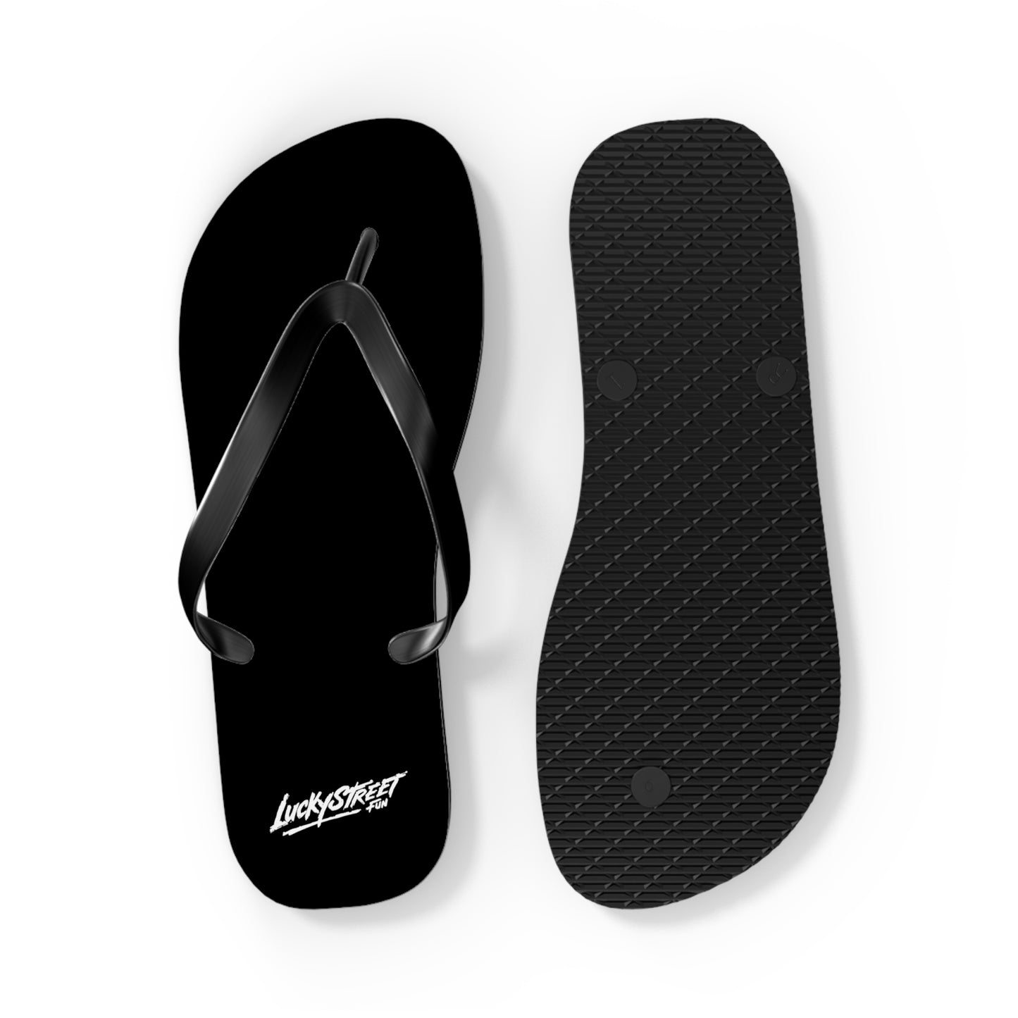 Luckystreet Fun Flip Flops - Beach Sandals (Lightweight, Casual Summer Footwear)