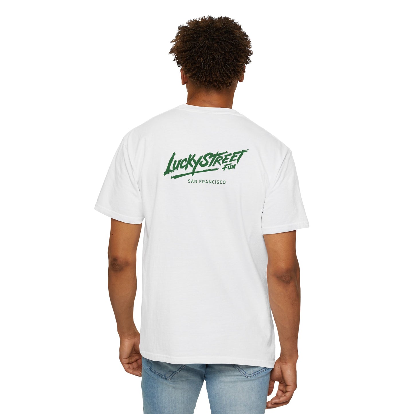 Luckystreet Fun T-shirt [unisex] (pocket & back logo)