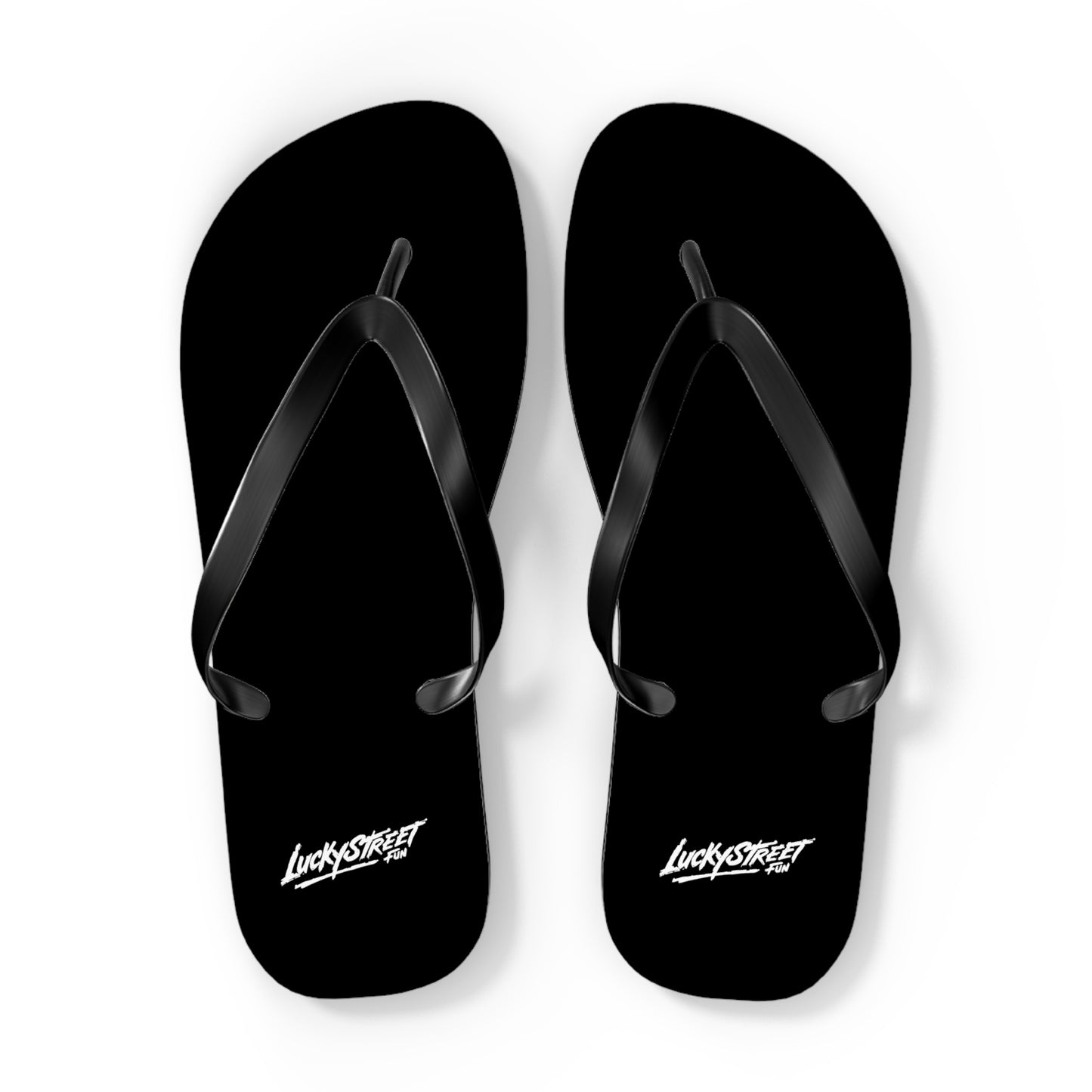 Luckystreet Fun Flip Flops - Beach Sandals (Lightweight, Casual Summer Footwear)