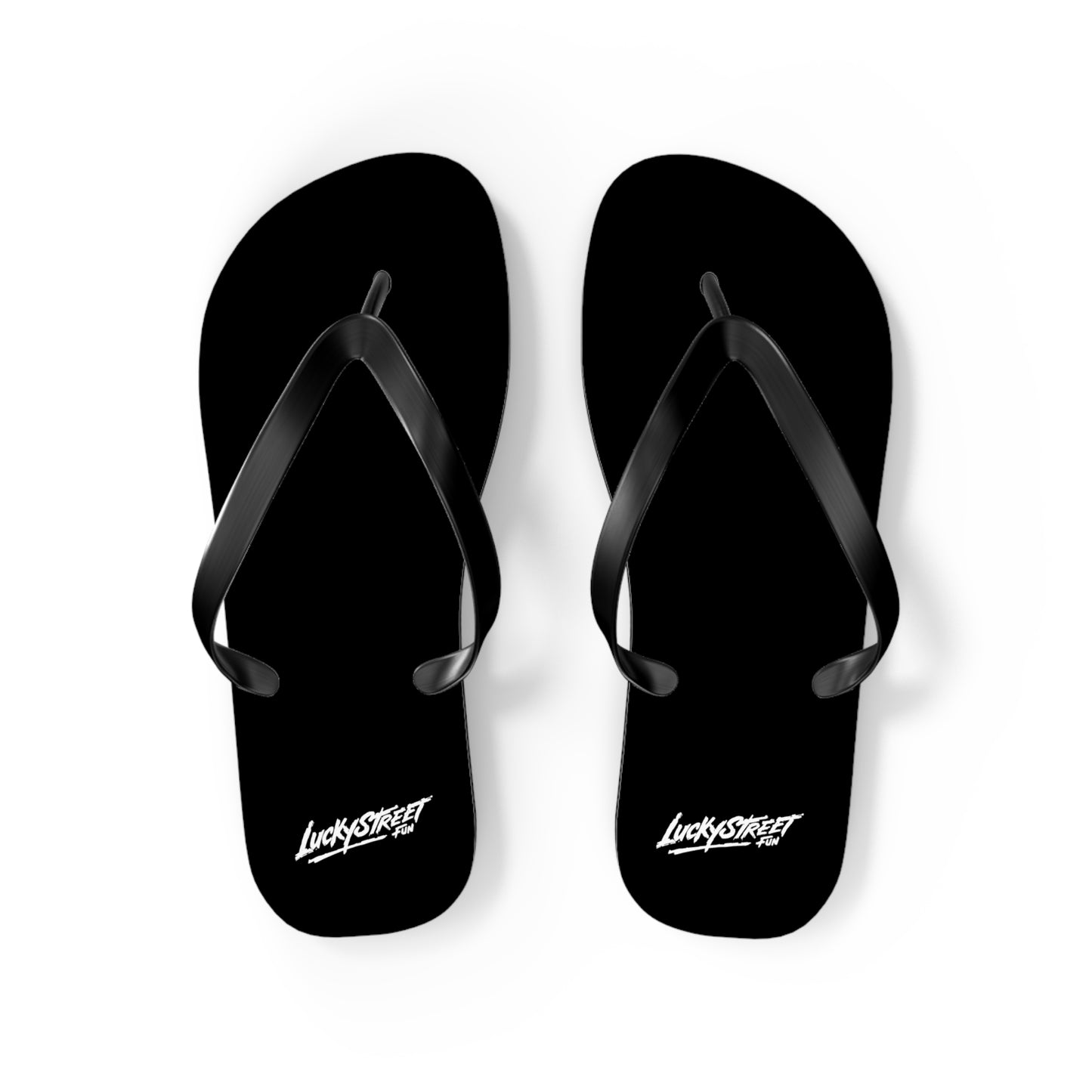 Luckystreet Fun Flip Flops - Beach Sandals (Lightweight, Casual Summer Footwear)
