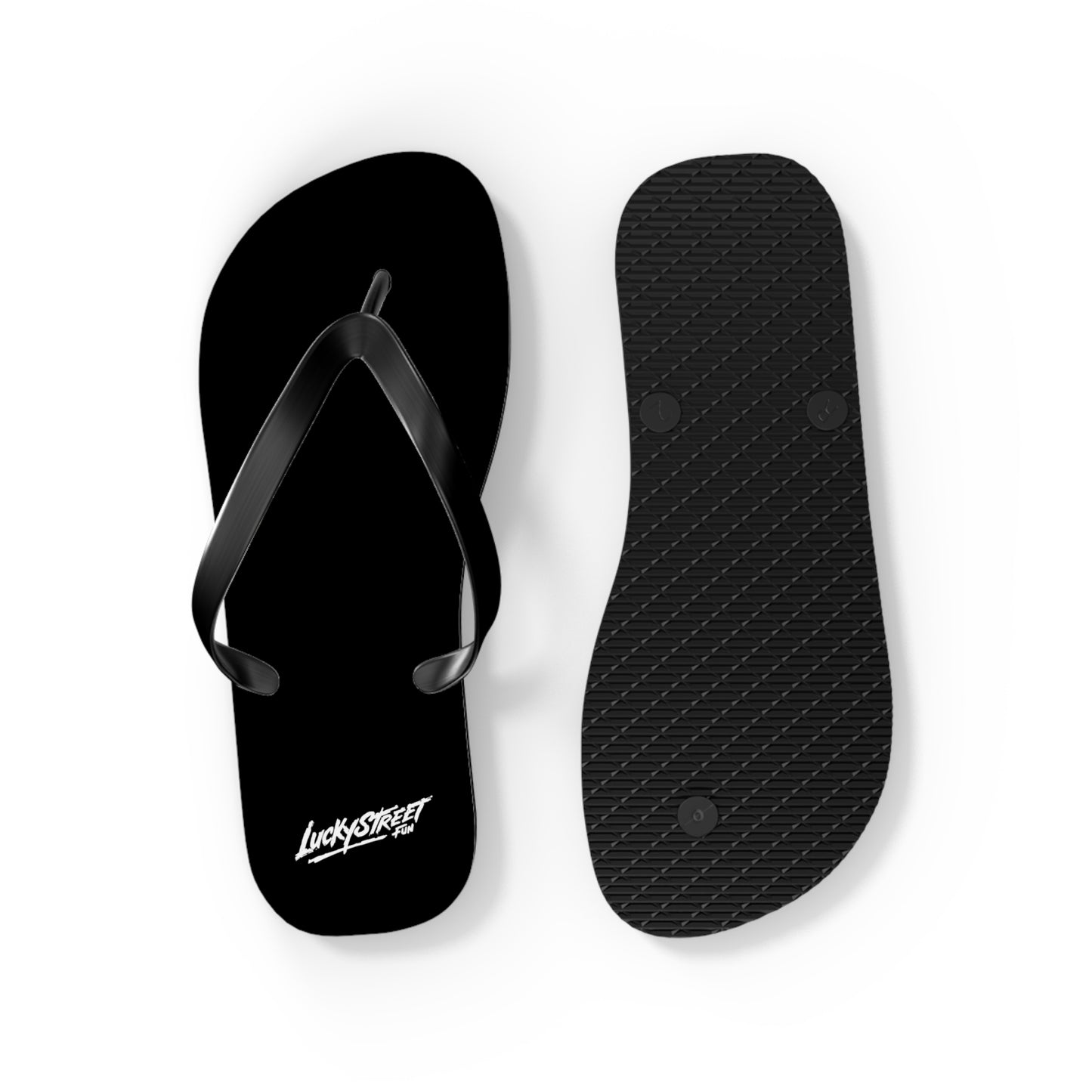 Luckystreet Fun Flip Flops - Beach Sandals (Lightweight, Casual Summer Footwear)