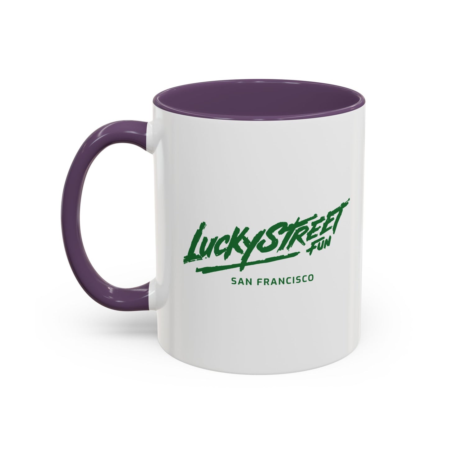 Coffee Mug - Luckystreet Logo and Custom Badge Design - 11oz or 15oz