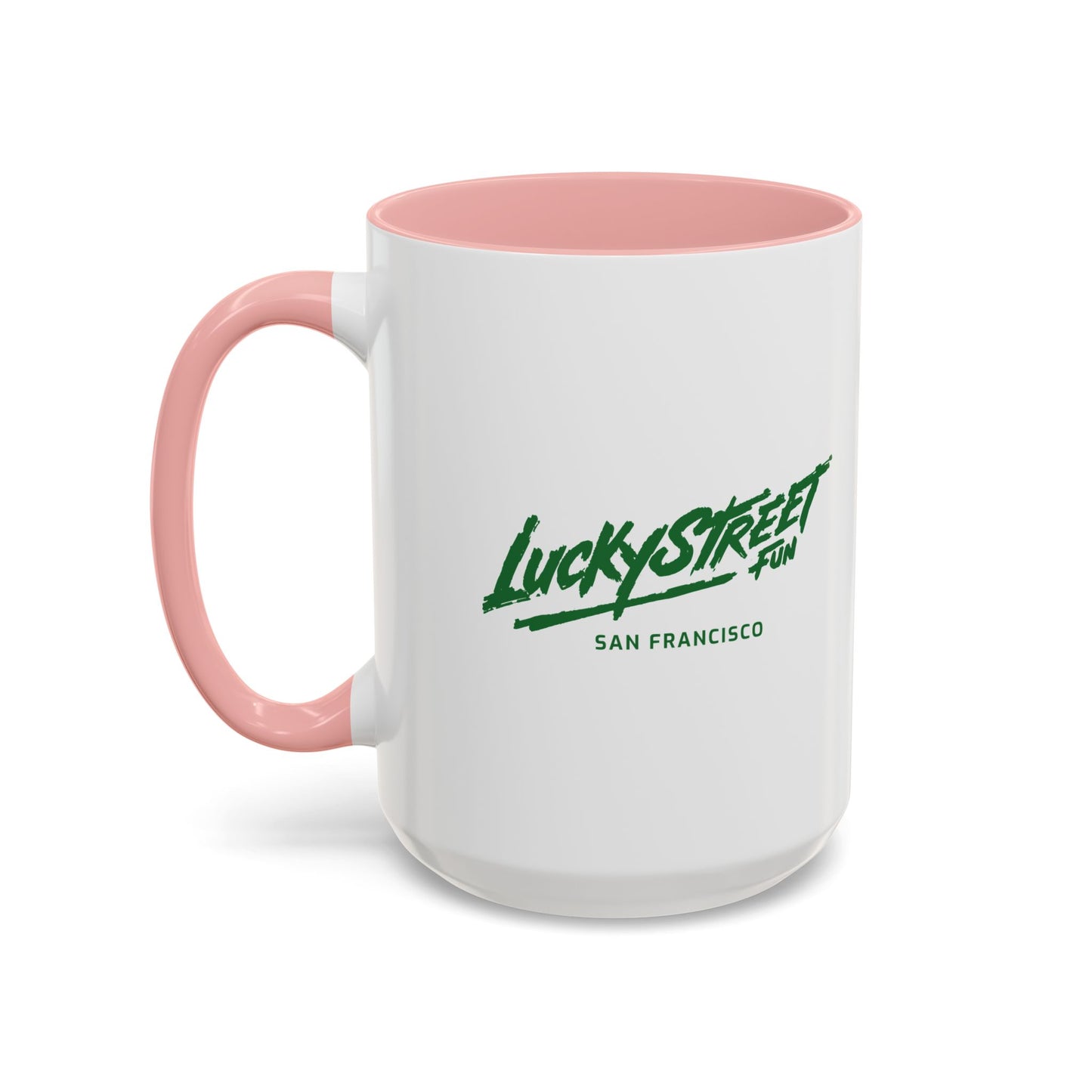 Coffee Mug - Luckystreet Logo and Custom Badge Design - 11oz or 15oz