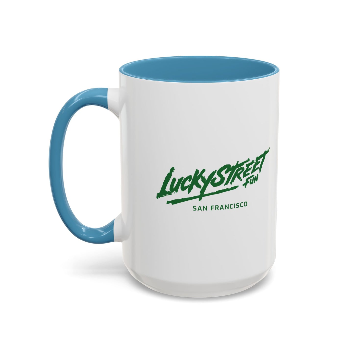 Coffee Mug - Luckystreet Logo and Custom Badge Design - 11oz or 15oz