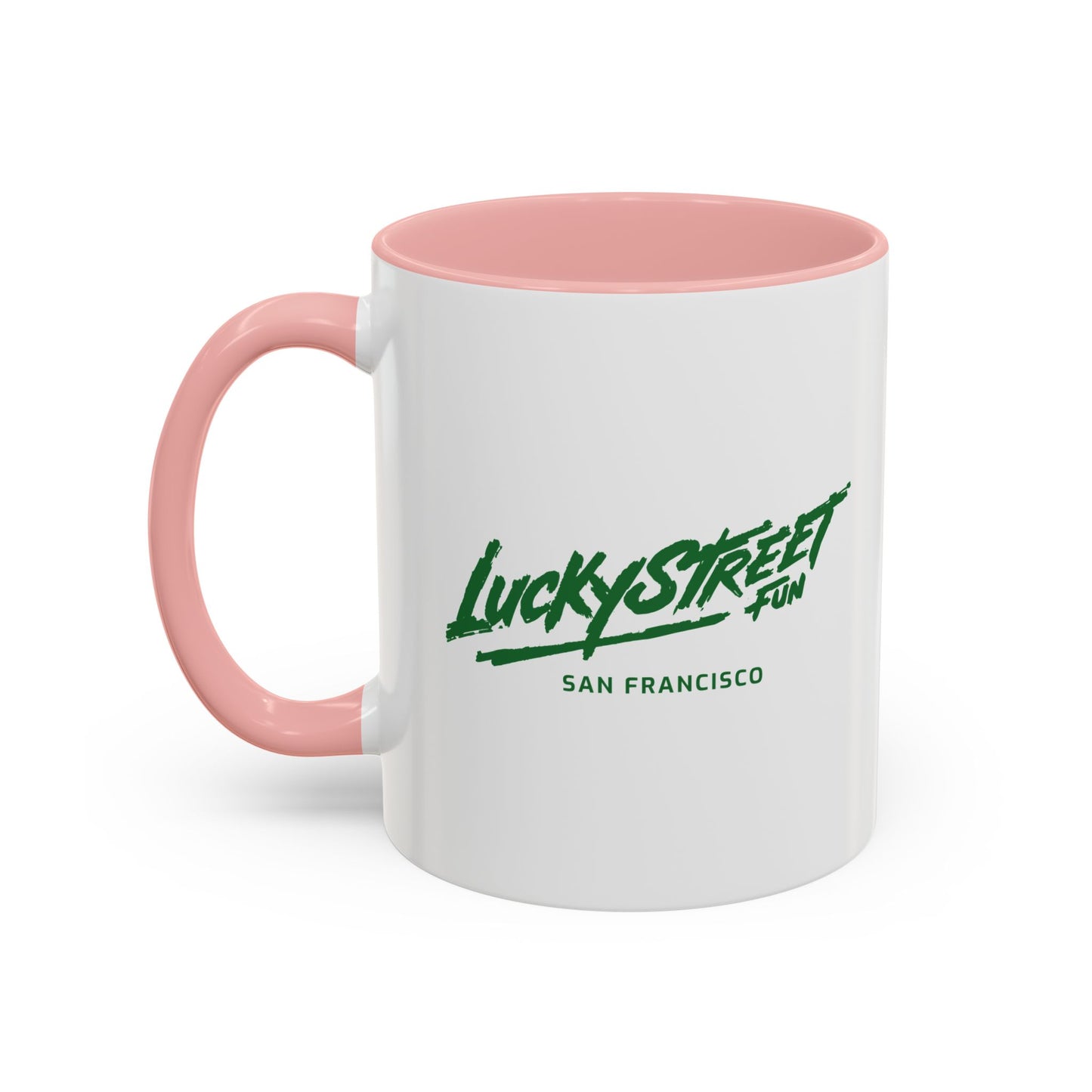 Coffee Mug - Luckystreet Logo and Custom Badge Design - 11oz or 15oz