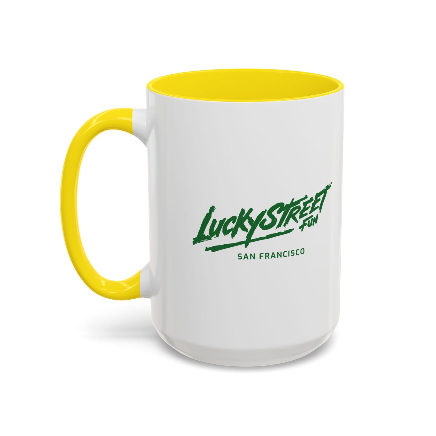 Coffee Mug - Luckystreet Logo and Custom Badge Design - 11oz or 15oz